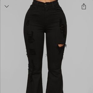 Black Flare jeans | never worn !!